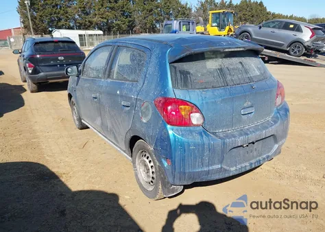2014 Mitsubishi Mirage De z USA, uszkodzony, nr VIN ML32A3HJXEH018103
